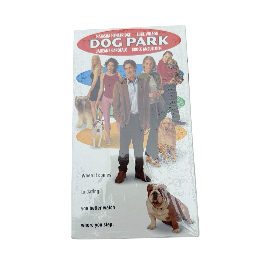 Dog Park VHS 2000 NEW SEALED Luke Wilson Natasha Henstridge Janeane Garofalo